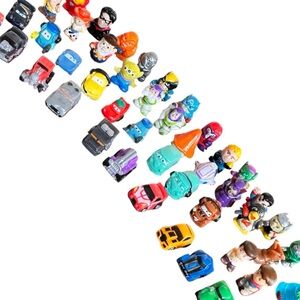 Squinkies Lot of 45 Toy Story Cars Marvel Universe Hot Wheels